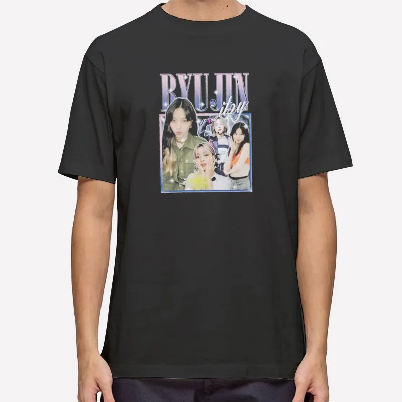 Vintage Inspired Ryujin Itzy Kpop Merch Shirt