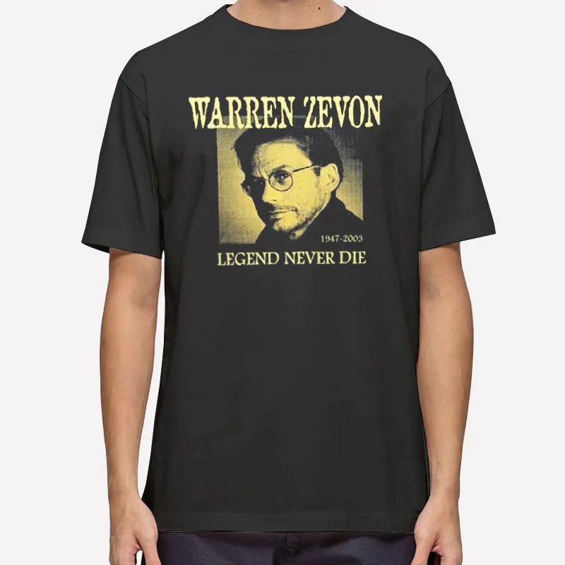 Vintage Inspired Warren Zevon T Shirts