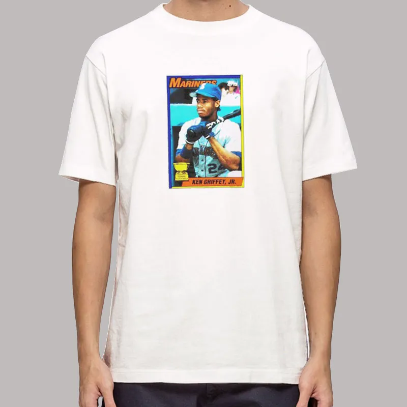 Vintage Topps All Star Rookie Ken Griffey Jr Shirt