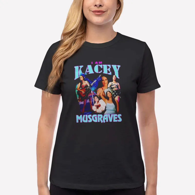 Women T Shirt Black I Am Kacey Musgraves Merch Shirt