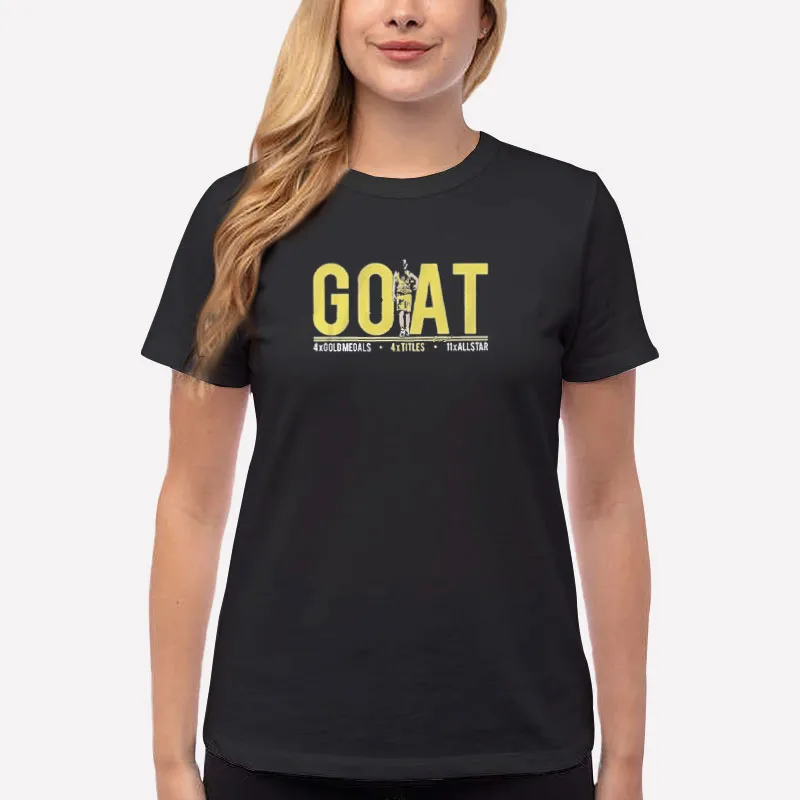 Women T Shirt Black Seattle Basketball Sue Bird Goat Shirt