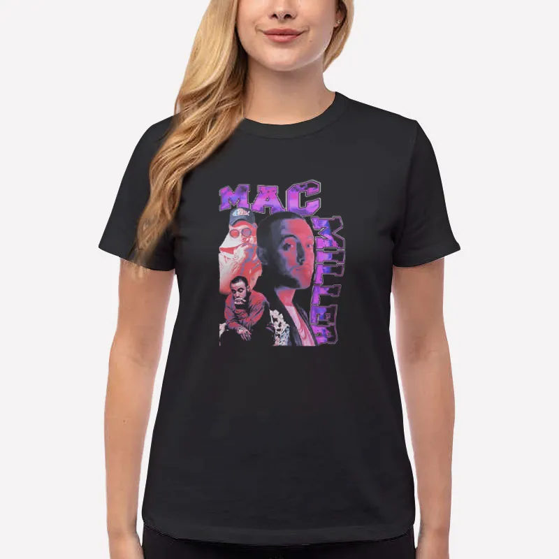 Women T Shirt Black Vintage Hip Hop Rap Mac Miller Shirt