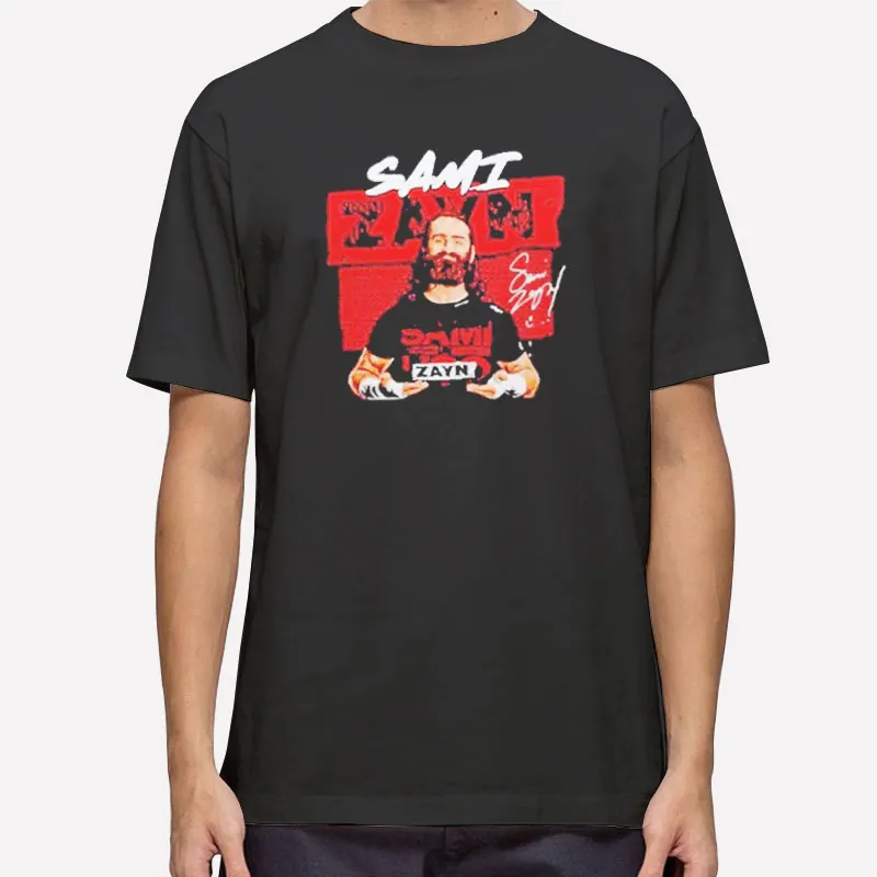 Wrestling Signature Pose Sami Zayn Shirt