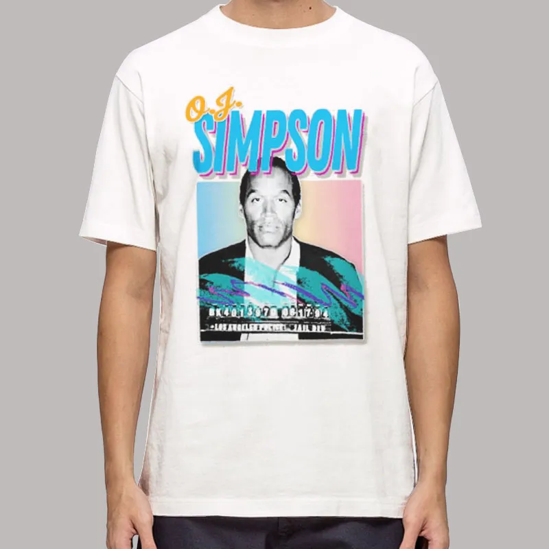 80s Retro Vintage Oj Simpson T Shirt