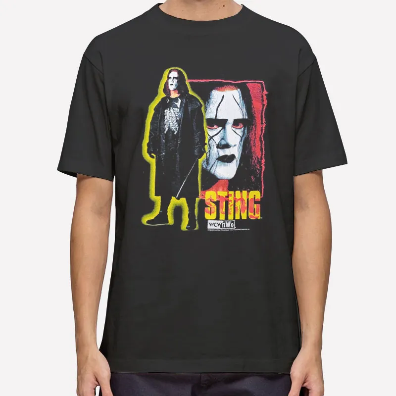 90s Vintage Nwo Wwf Wrestling Wcw Sting Shirt