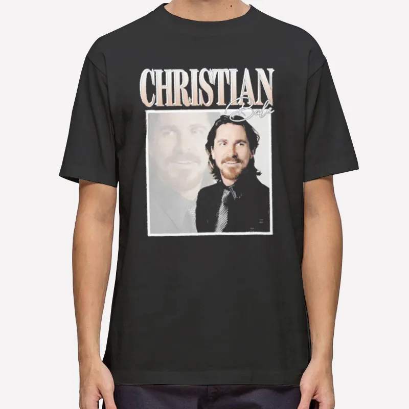90s Vintage Retro Christian Bale Shirt
