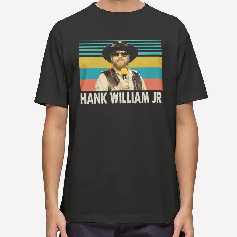 Love Outlaw Music Vintage Hank Williams Jr T Shirt