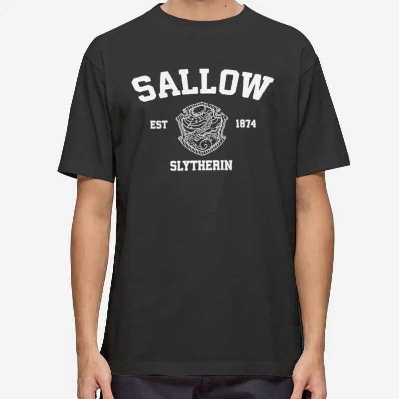 Mens T Shirt Black Sebastian Sallow Wizard House Sweatshirt