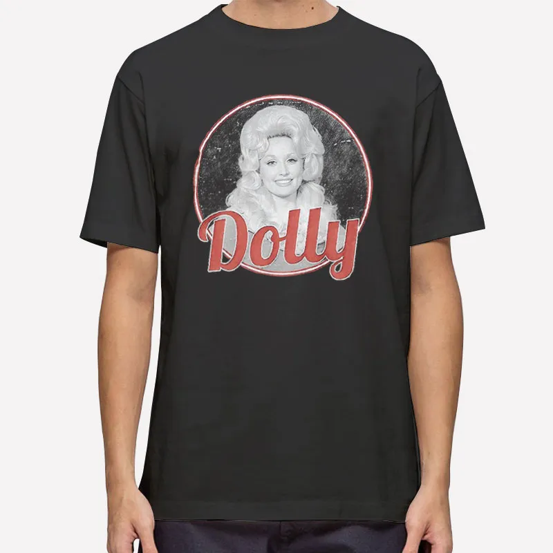Mens T Shirt Black Vintage Inspired The Dolly Sweatshirts