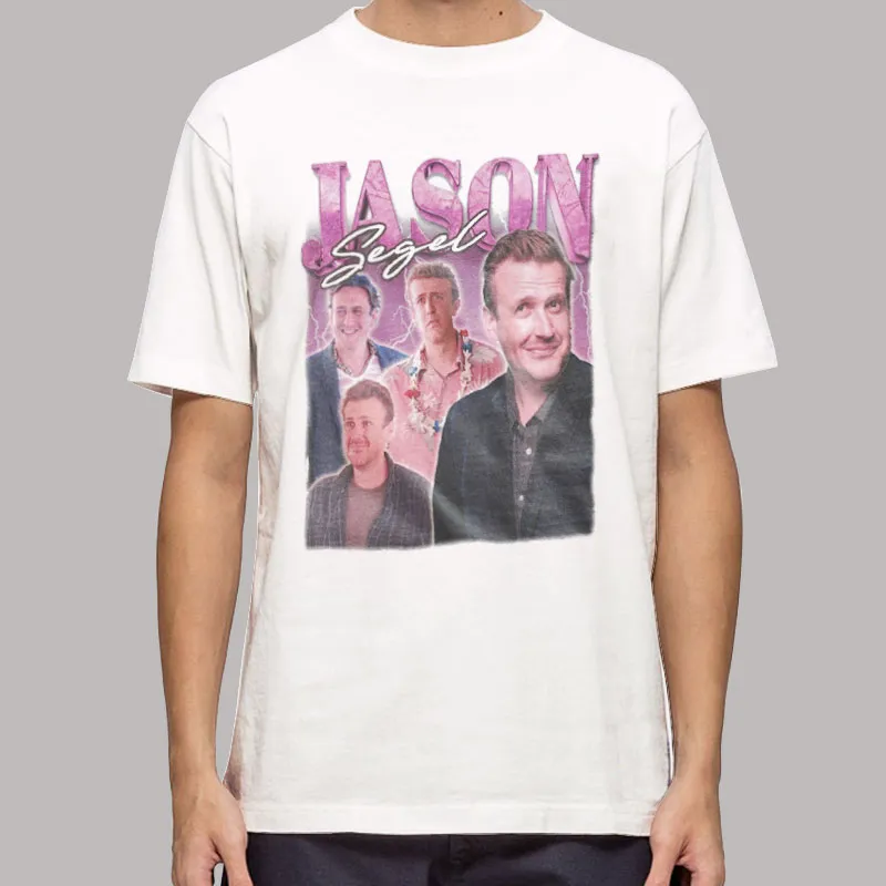 Mens T Shirt White Vintage Inspired Jason Segel Sweatshirt