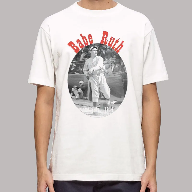 Retro Gannline Relics Babe Ruth T Shirt