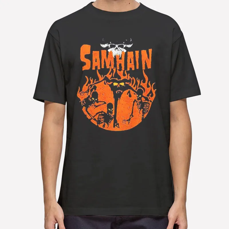 Retro Vintage Band Samhain Shirt