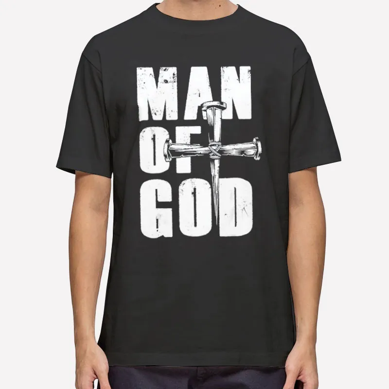 Retro Vintage Man Of God T Shirt