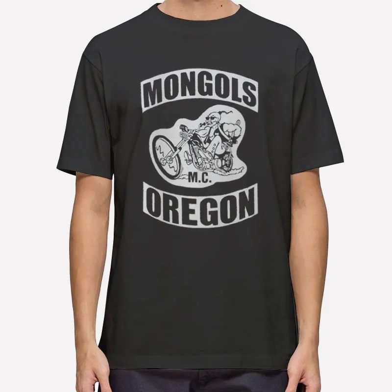 Retro Vintage Mongols Mc Oregon Shirt