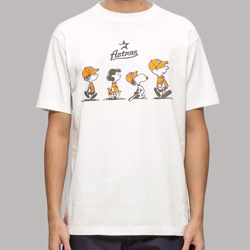 Retro Vintage Peanuts Astros Shirt