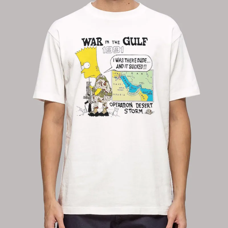 Retro Vintage Simps Gulf War Shirt