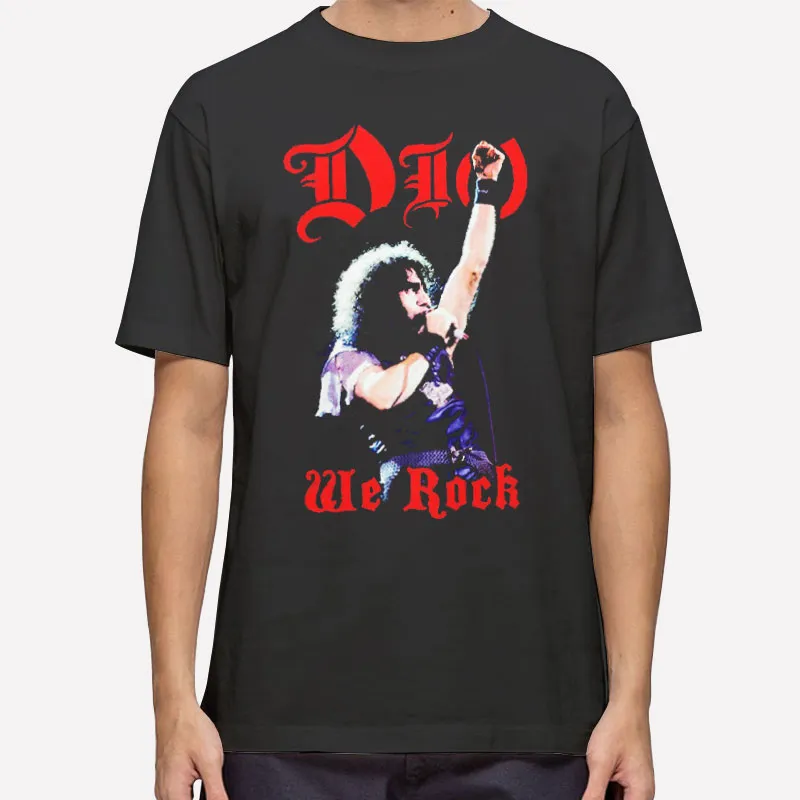Retro We Rock Dio Last In Line Shirt Two Side