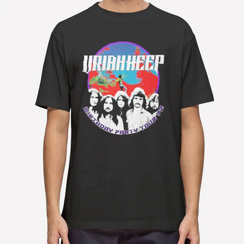 Return To Fantasy Rock Band Uriah Heep T Shirt