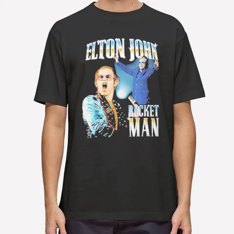 Rocket Man Elton John Vintage Shirt
