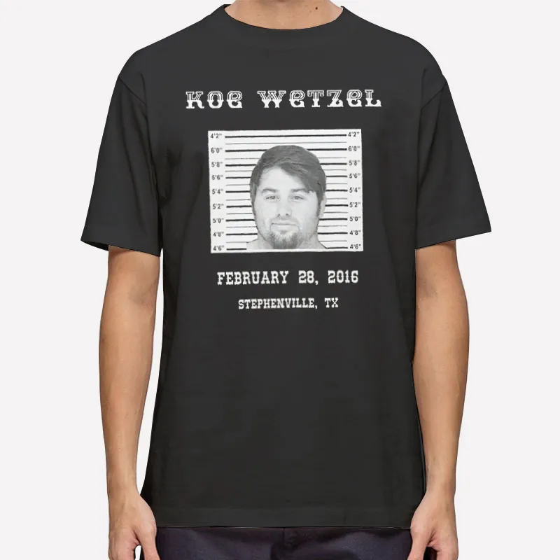 Stephenville Koe Wetzel Mugshot Shirt