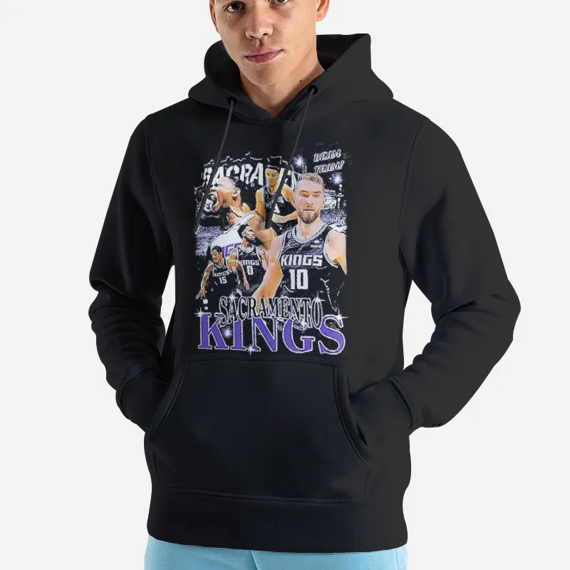 Unisex Hoodie Black Beam Team Vintage Sacramento Kings Shirt