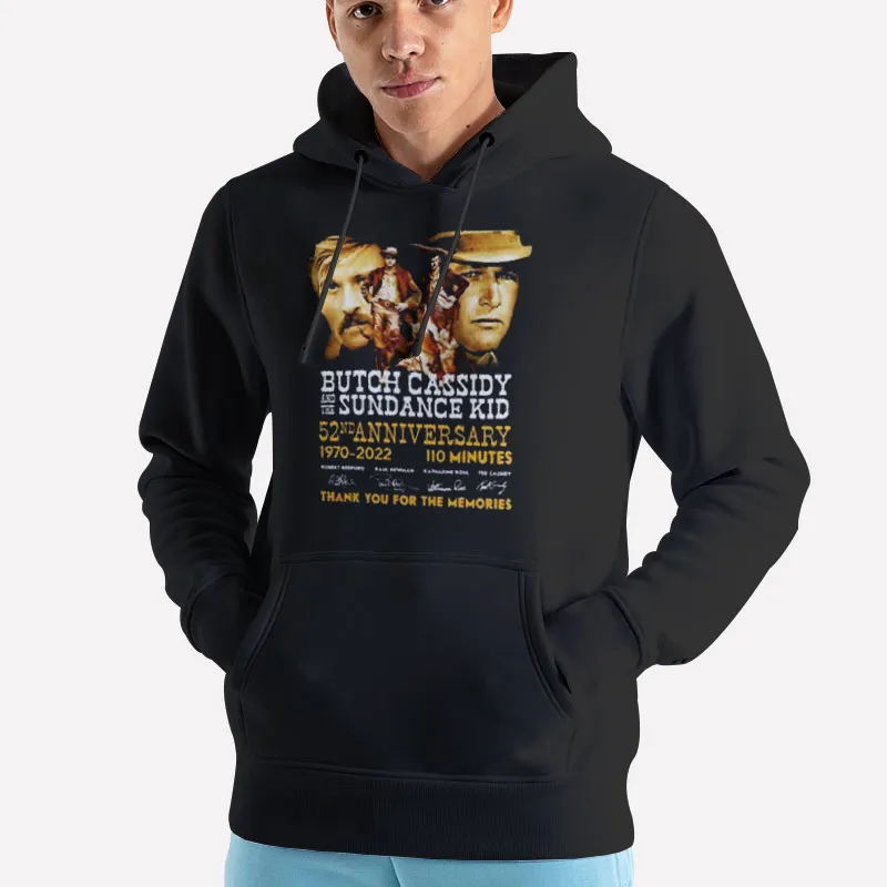 Unisex Hoodie Black Butch Cassidy And The Movie Sundance Shirt