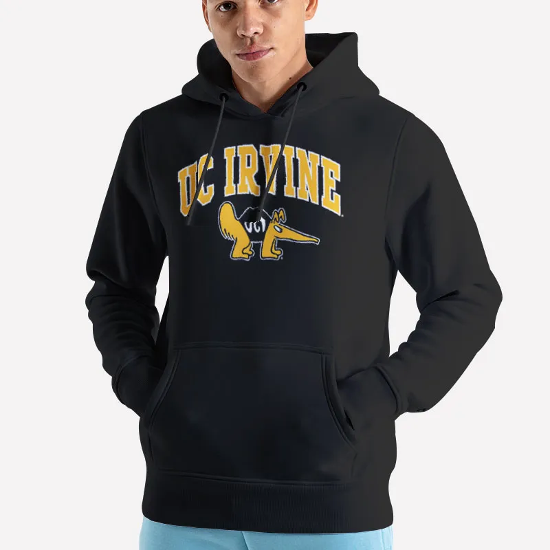 Unisex Hoodie Black College University Uc Urvine Sweatshirt