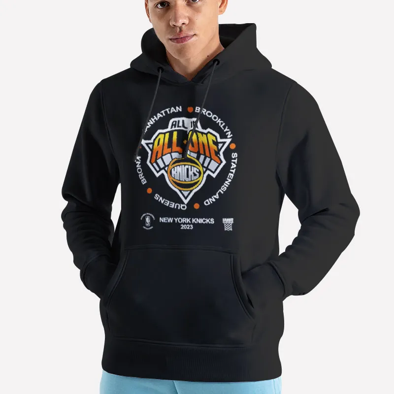 Unisex Hoodie Black New York All In All One Knicks Shirt