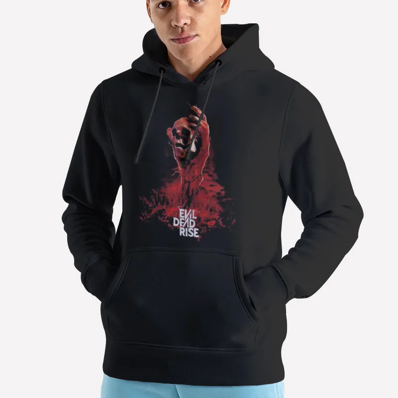 Unisex Hoodie Black Retro Evil Dead Rise Merch Shirt