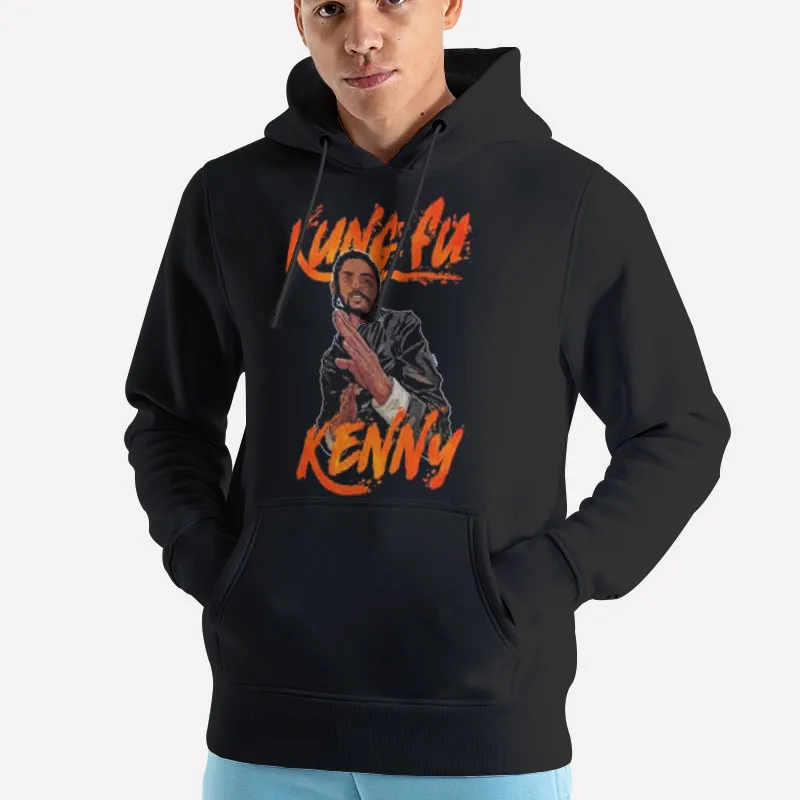 Unisex Hoodie Black Retro Vintage Kung Fu Kenny Shirt