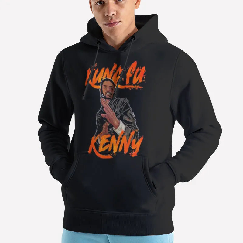 Unisex Hoodie Black Retro The Kung Fu Kenny Shirt