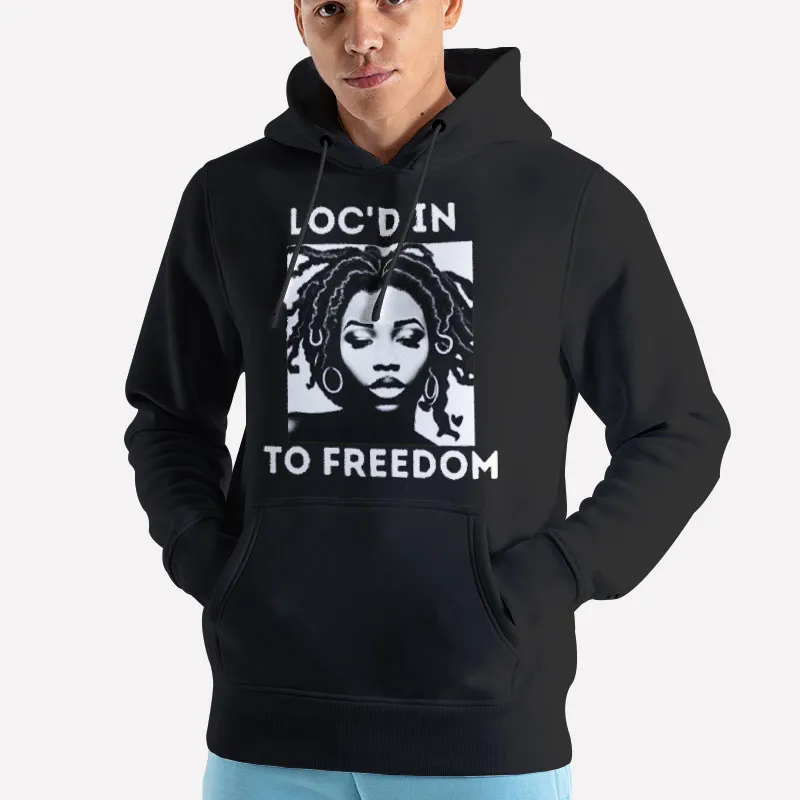 Unisex Hoodie Black Vintage In To Freedom Loc D Shirt