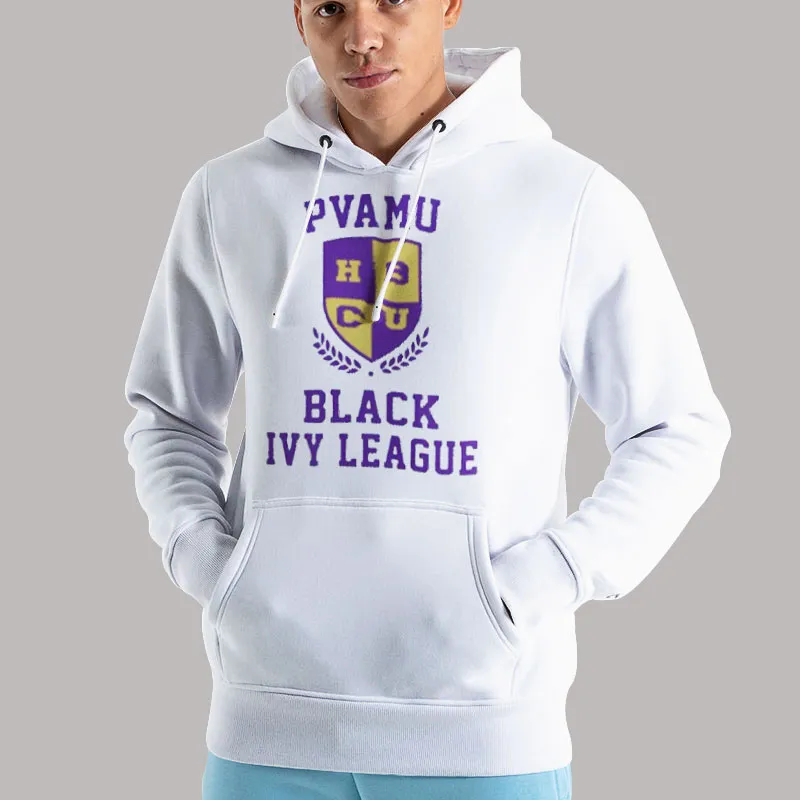 Unisex Hoodie White Pvamu Black Ivy League Sweatshirts