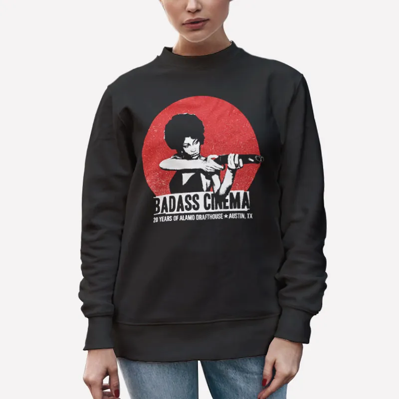 Unisex Sweatshirt Black Badass Cinema Pam Grier T Shirt