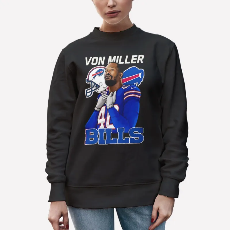 Unisex Sweatshirt Black Buffalo Bills Mafia Von Miller T Shirt