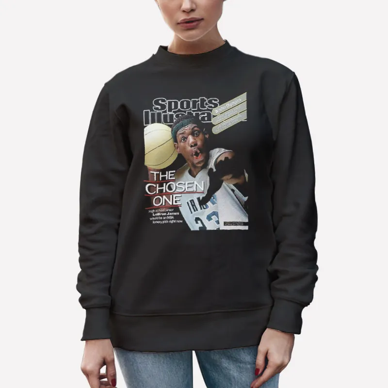 Unisex Sweatshirt Black Lebron James Chosen One Shirt