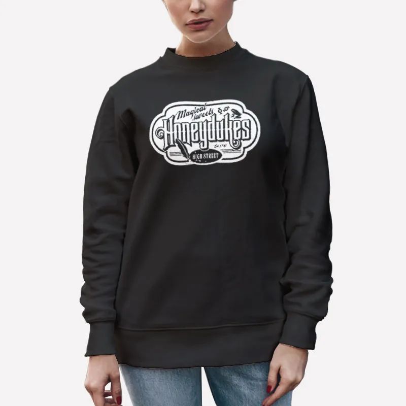 Unisex Sweatshirt Black Magical Sweets High Street Honeydukes Shirt