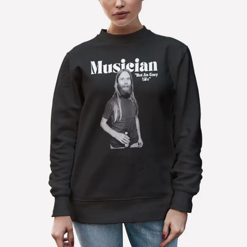 Unisex Sweatshirt Black Not An Easy Life Brent Mydland Shirt
