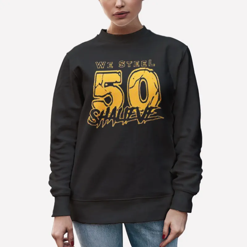 Unisex Sweatshirt Black Pittsburgh Footballer Shalieve 50 Shazier T Shirt Two Side Print