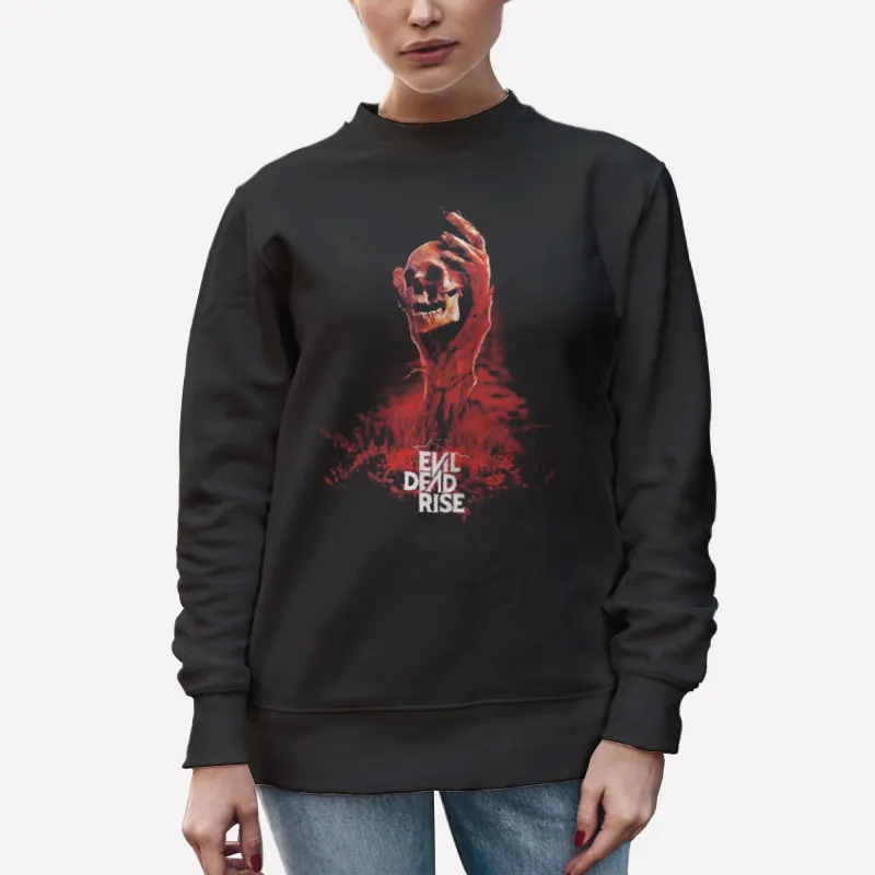 Unisex Sweatshirt Black Retro Evil Dead Rise Merch Shirt
