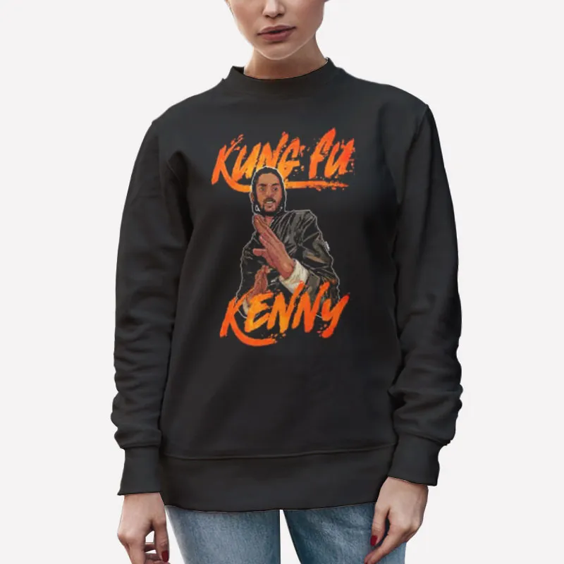 Unisex Sweatshirt Black Retro Vintage Kung Fu Kenny Shirt