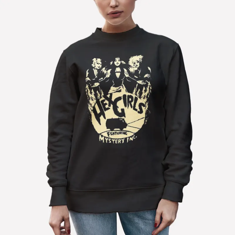 Unisex Sweatshirt Black Retro Vintage The Rock Band Hex Girls Shirt