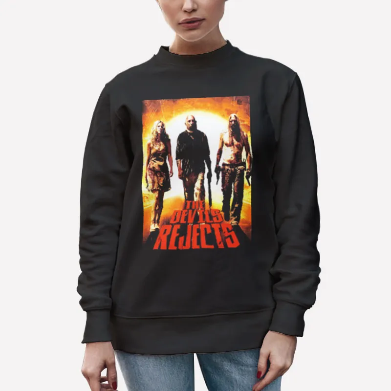 Unisex Sweatshirt Black Rob Zombie Horror The Devils Rejects T Shirt