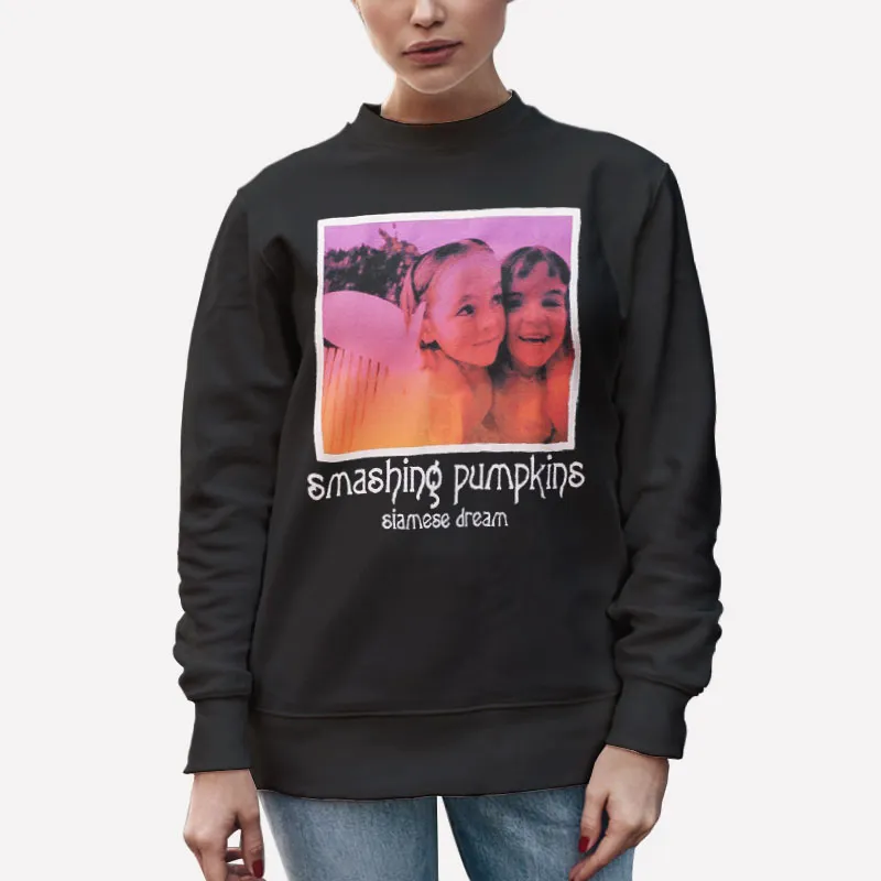 Unisex Sweatshirt Black Smashing Pumpkins Siamese Dream Shirt