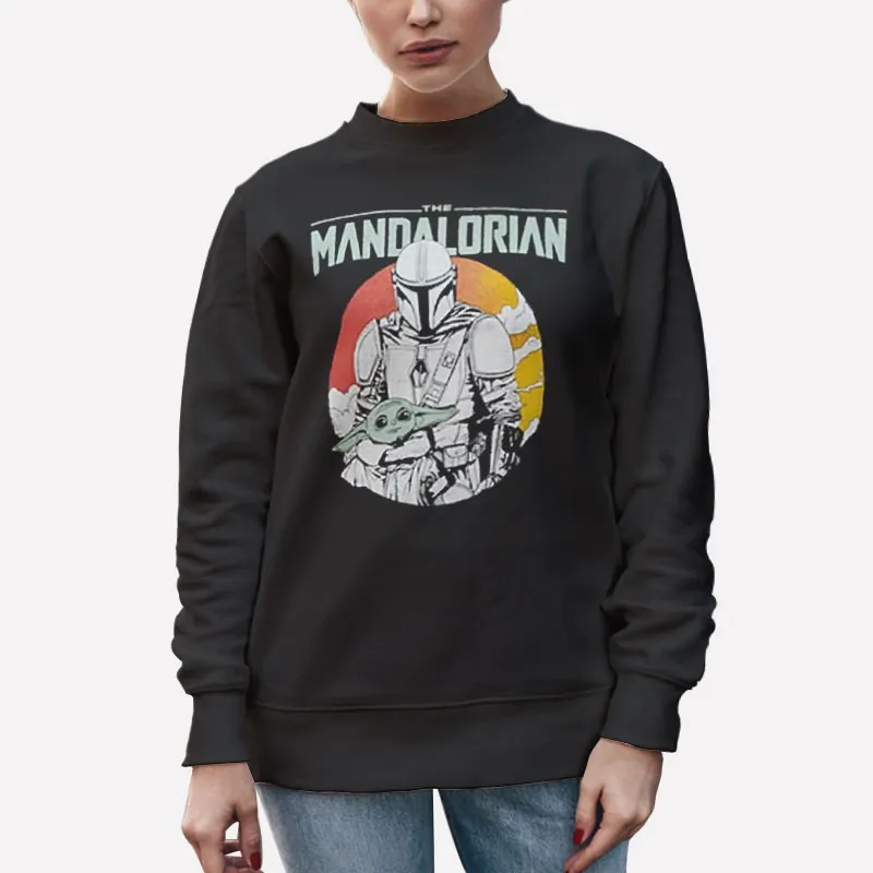 Unisex Sweatshirt Black Star Wars The Mandalorian T Shirt