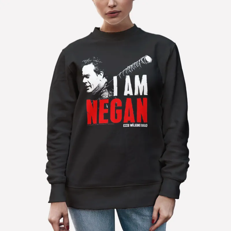 Unisex Sweatshirt Black The Walking Dead Negan T Shirt
