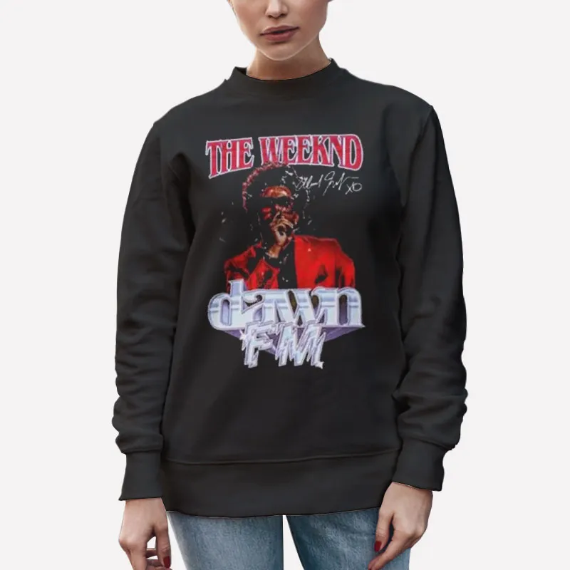 Unisex Sweatshirt Black The Weeknd Tour Concert After Hours Til Dawn Shirt