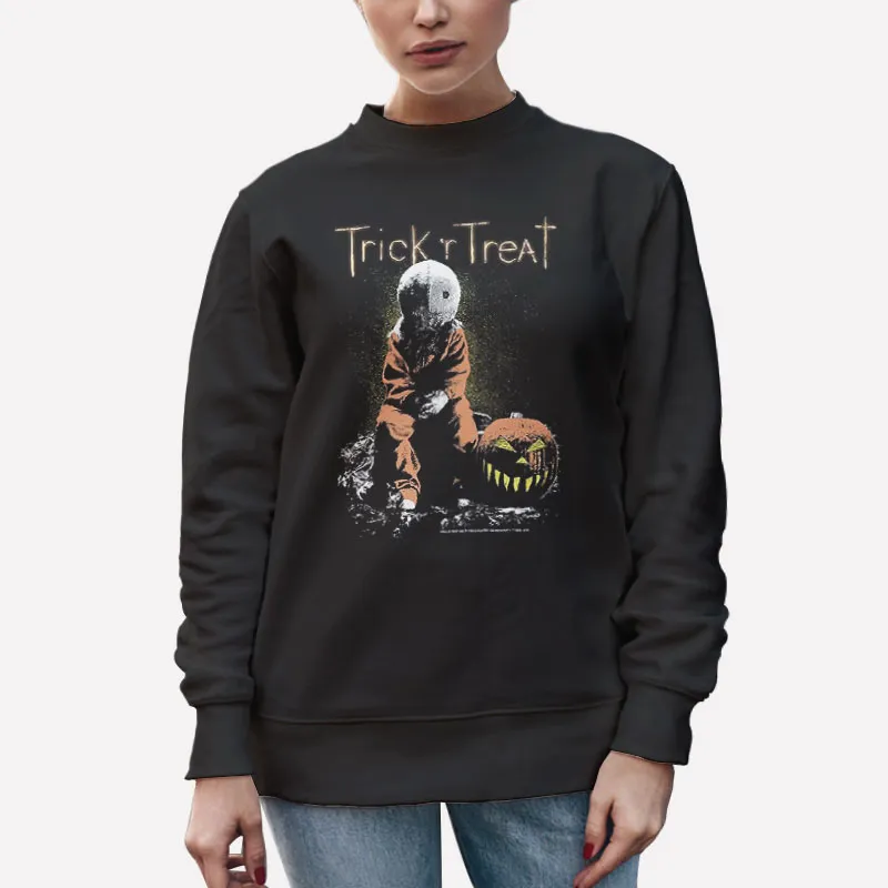 Unisex Sweatshirt Black Trick 'r Treat Movie Sam Halloween Shirt