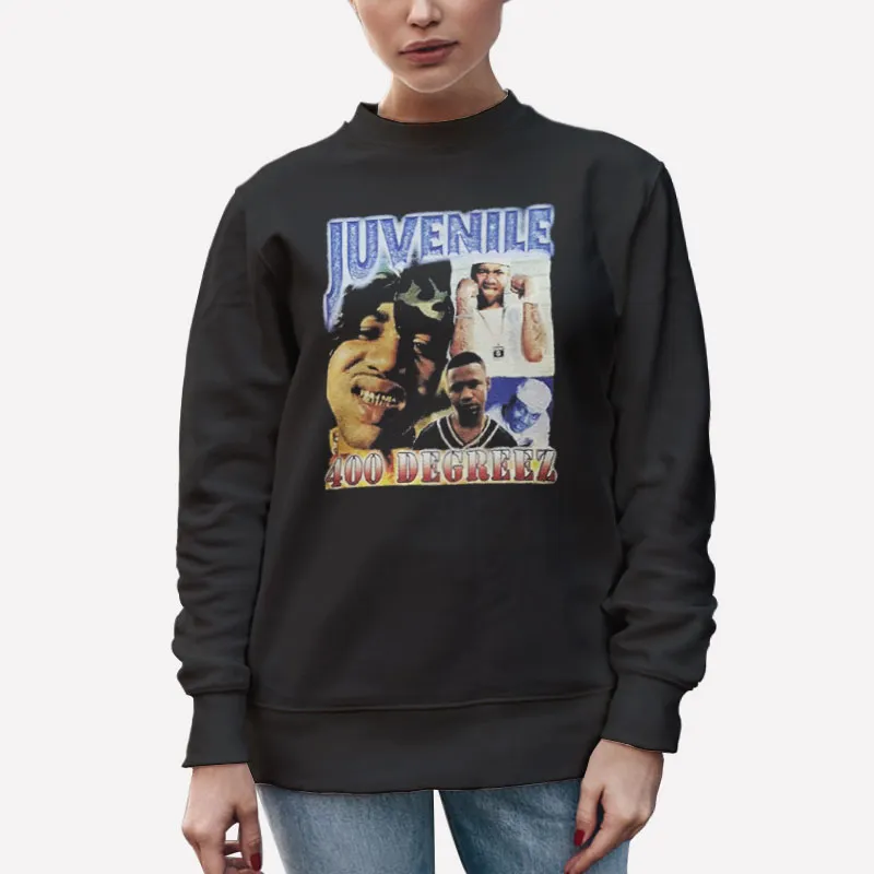 Unisex Sweatshirt Black Vintage Inspired 400 Degreez Juvenile T Shirt