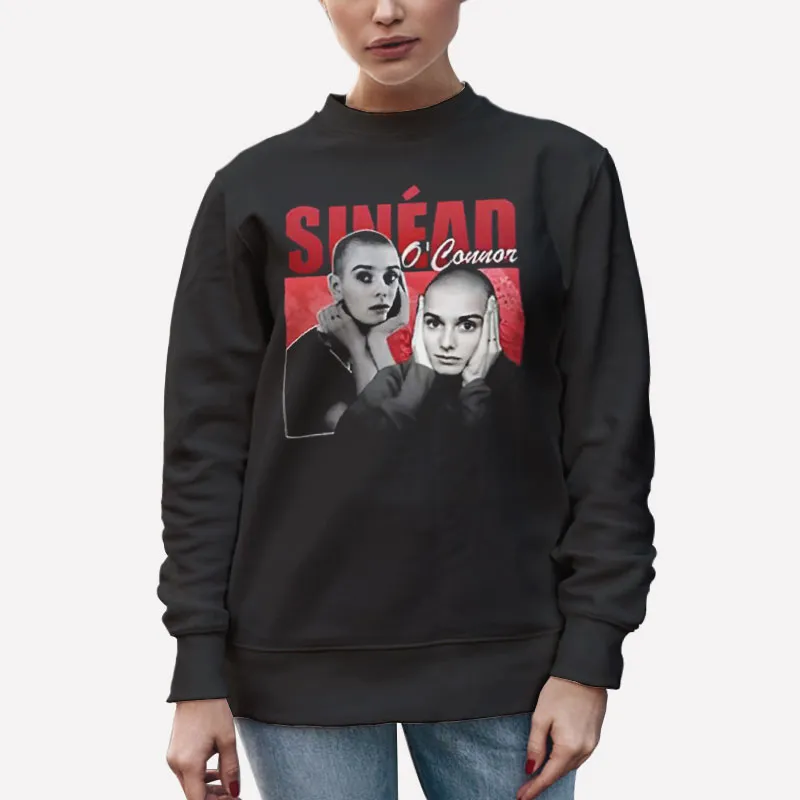 Unisex Sweatshirt Black Vintage Inspired Sinead O Connor Shirt